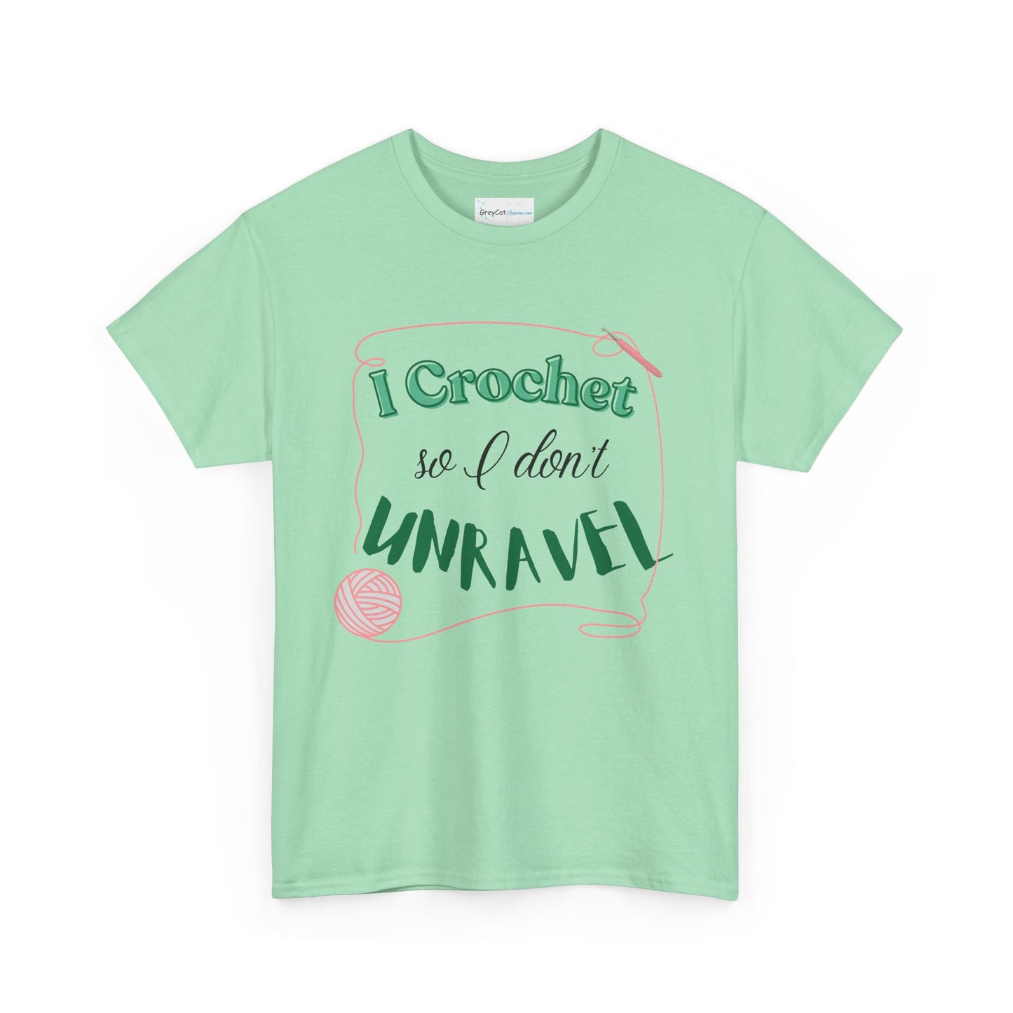 Crochet Inspired Mental Health Awareness T-shirt