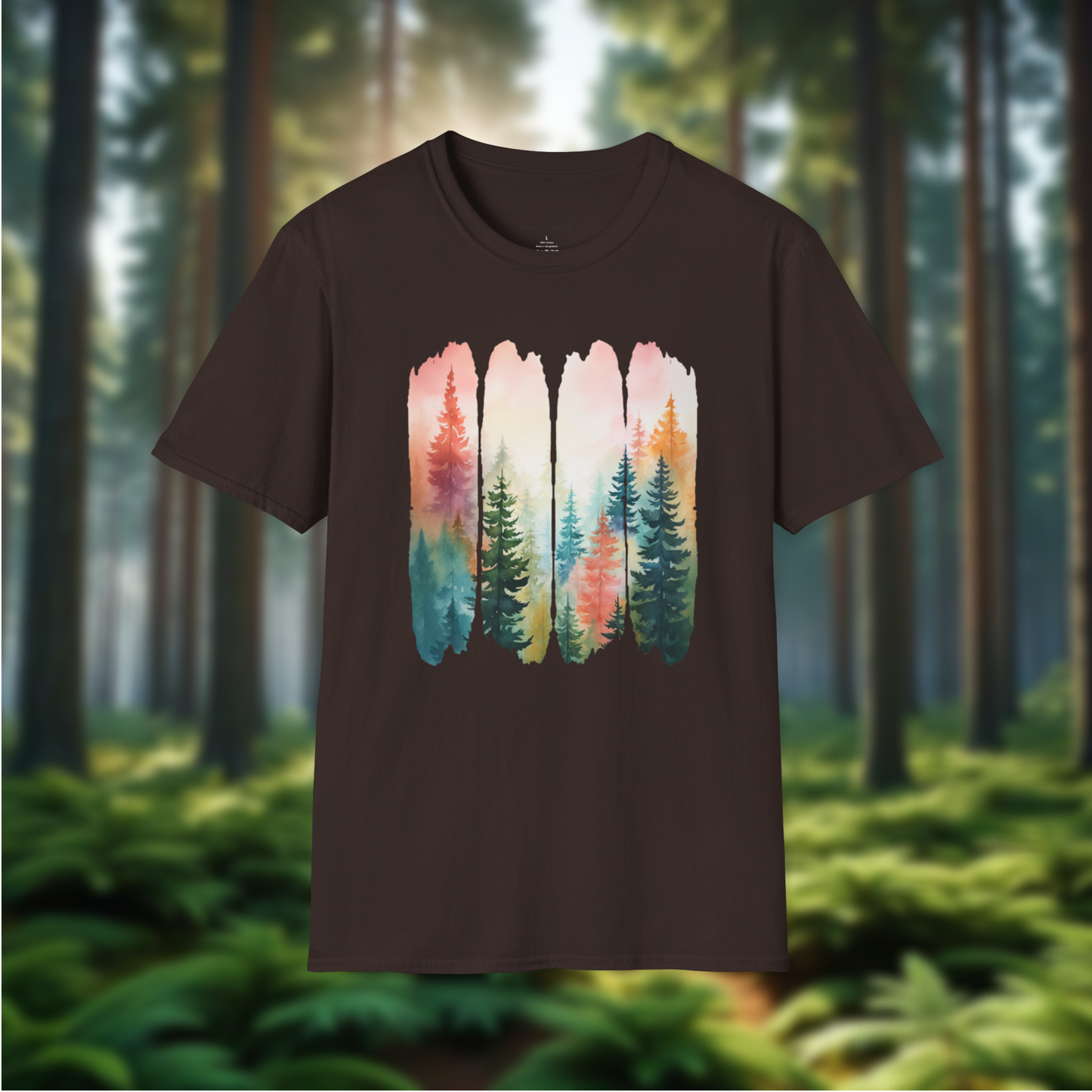 Misty Autumn Forest T-Shirt