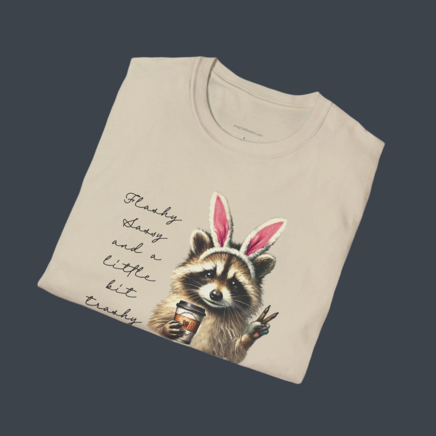Quirky Raccoon T-Shirt
