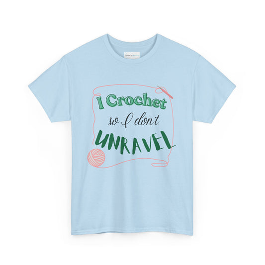 Crochet Inspired Mental Health Awareness T-shirt